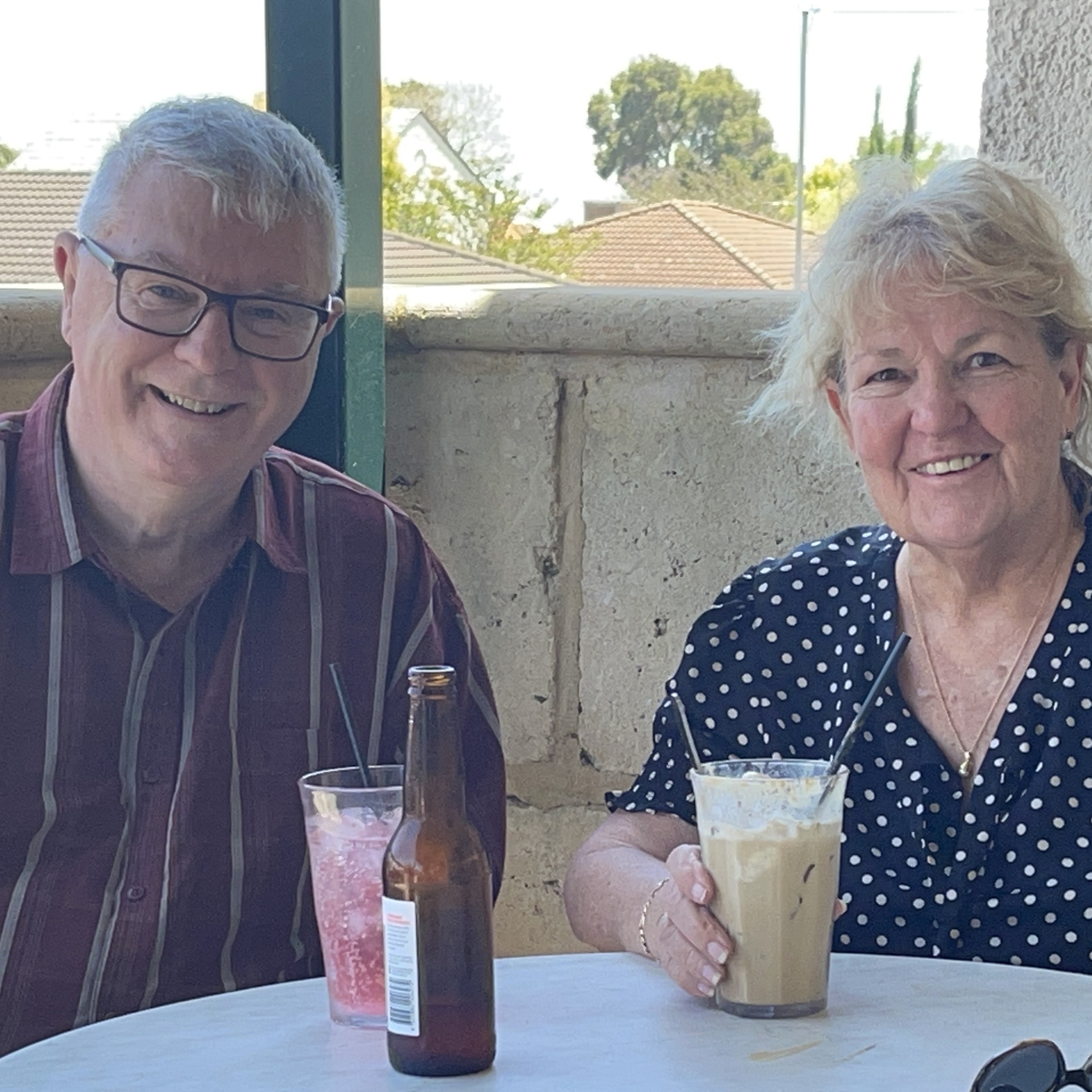Jim and Wendy, owners of Hills Home Sentinel, pictured at Dome in Kalamunda.